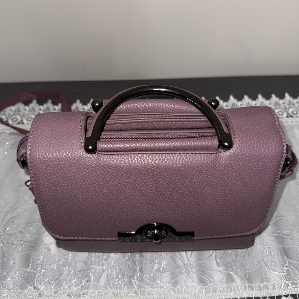Elegant Mauve Handbag